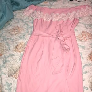 Worn once! Baby pink dress